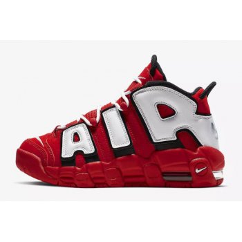 2019 Nike Air More Uptempo Red White-Black CD9402-600 Shoes